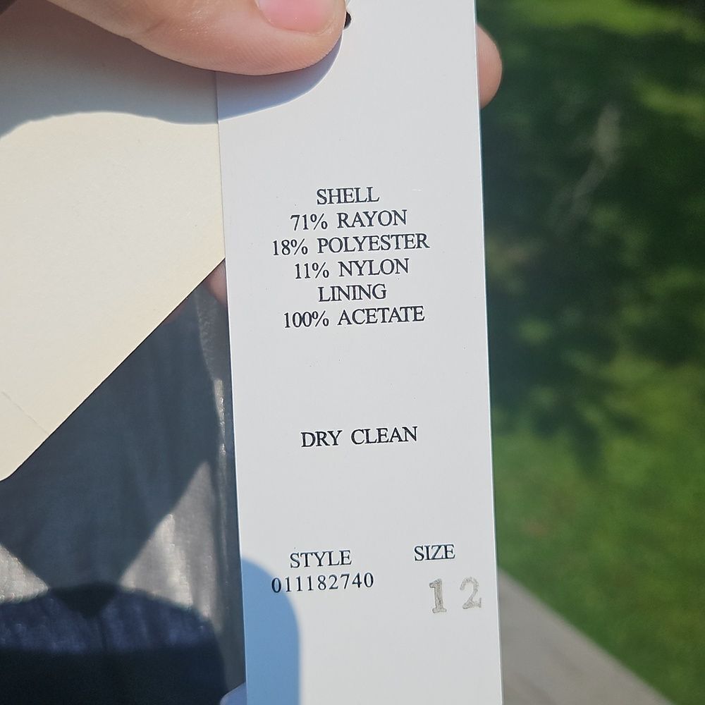 Adrianna Papell NWT Tricolor dress - Size 12 - Picture 4 of 9